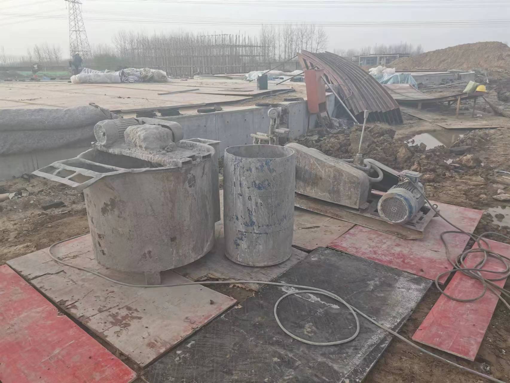 东西湖顶管注浆